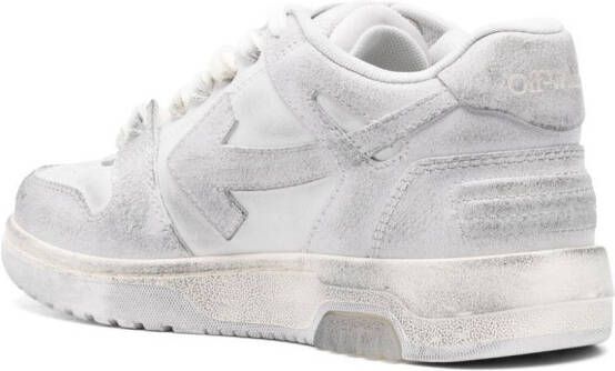 Off-White Out Of Office leren sneakers Wit