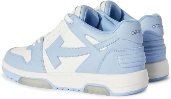 Off-White Out-Off-Office leren sneakers Blauw