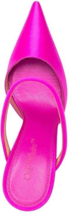 Off-White Pop Lollipop muiltjes met puntige neus Roze