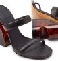 Off-White Pop Meteor leren muiltjes Zwart - Thumbnail 4