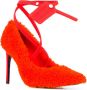 Off-White Pumps met scheerwol Oranje - Thumbnail 2