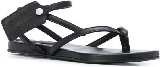 Off-White Sandalen met bandjes Zwart