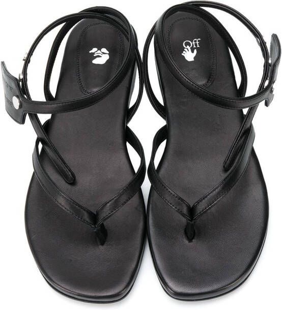 Off-White Sandalen met bandjes Zwart