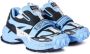 Off White Mesh Sneakers met Front Strap Sluiting Blue Dames - Thumbnail 2