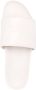 Off-White Slippers met diagonale streep Beige - Thumbnail 4