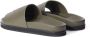 Off-White Slippers met geborduurde pijl Groen - Thumbnail 3