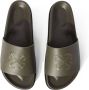 Off-White Slippers met geborduurde pijl Groen - Thumbnail 4