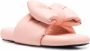 Off-White Slippers met strik Roze - Thumbnail 2