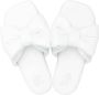 Off-White Slippers met strik Wit - Thumbnail 4