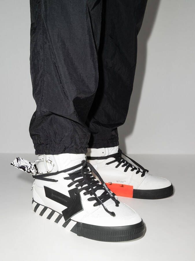 Off-White Vulcanized high-top sneakers Wit