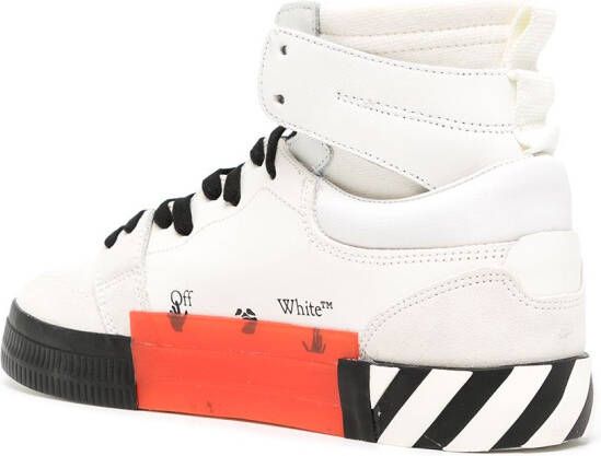 Off-White Vulcanized high-top sneakers Wit