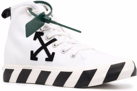 Off-White Vulcanized mid-top sneakers Wit