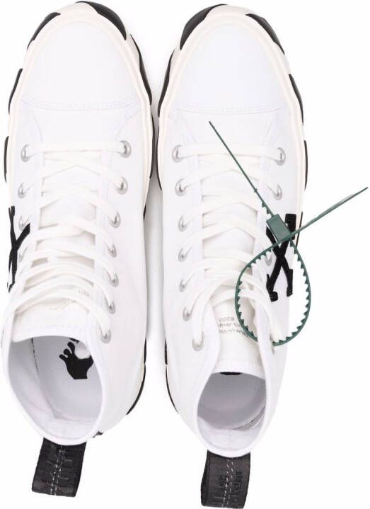 Off-White Vulcanized mid-top sneakers Wit