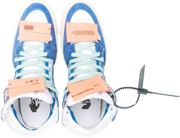 Off-White Zip-Tie sneakers Blauw