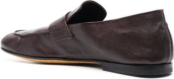 Officine Creative Airto leren loafers Bruin