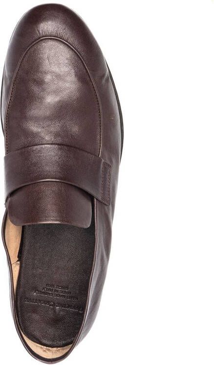 Officine Creative Airto leren loafers Bruin