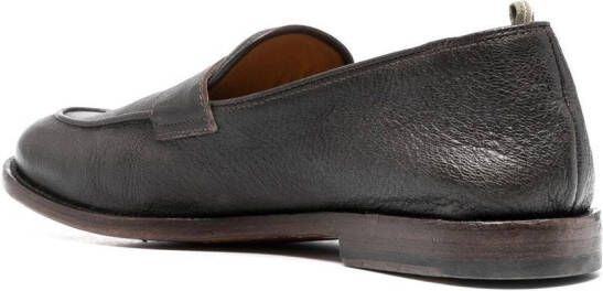 Officine Creative Airto leren penny loafers Bruin