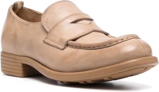 Officine Creative Calixte leren loafers Beige