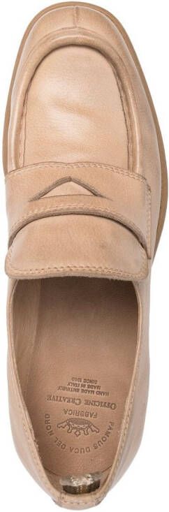 Officine Creative Calixte leren loafers Beige