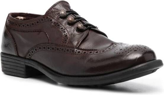 Officine Creative Calixte 035 leren Oxford schoenen Bruin