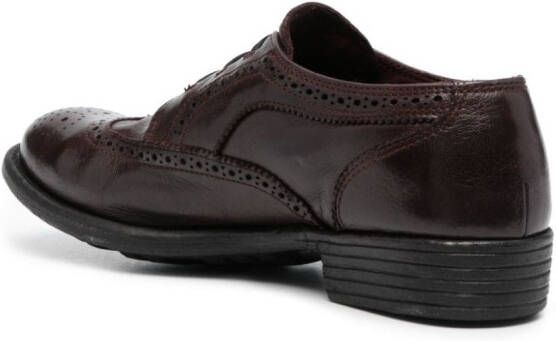Officine Creative Calixte 035 leren Oxford schoenen Bruin