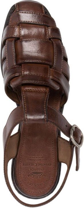 Officine Creative Calixte 045 leren sandalen Bruin