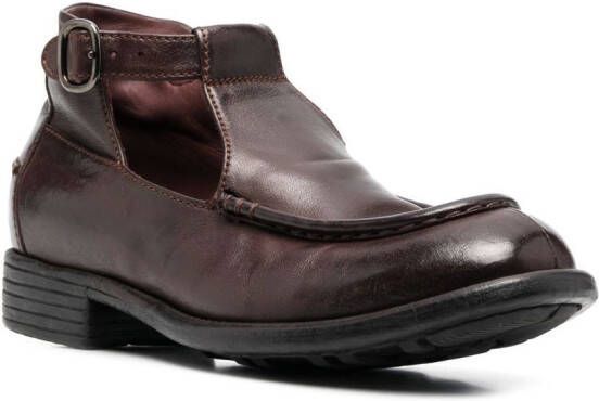 Officine Creative Calixte loafers met lage hak Bruin