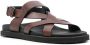 Officine Creative Charrat leren sandalen Bruin - Thumbnail 2