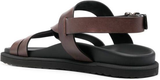 Officine Creative Charrat leren sandalen Bruin