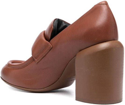 Officine Creative Esther leren pumps Bruin