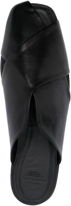 Officine Creative Fidel 008 leren sandalen Zwart