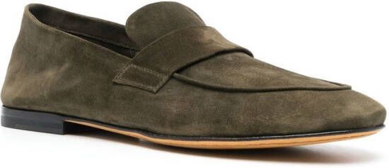 Officine Creative Guya suède loafers Groen