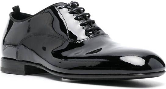 Officine Creative Harvey Oxford lakleren schoenen Zwart