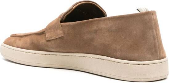 Officine Creative Herbie 001 suède loafers Bruin