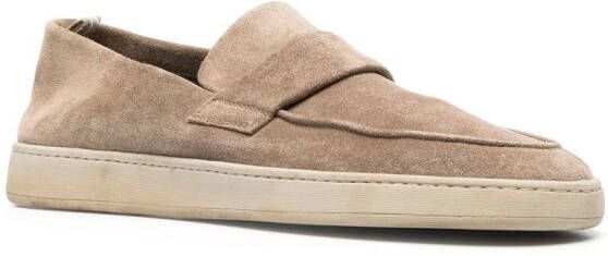 Officine Creative Herbie suède loafers Beige