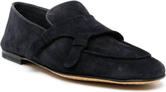 Officine Creative Herbie suède loafers Blauw