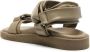 Officine Creative Inner leren sandalen met klittenband Groen - Thumbnail 3