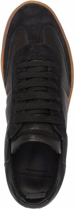 Officine Creative Kombined leren sneakers Zwart