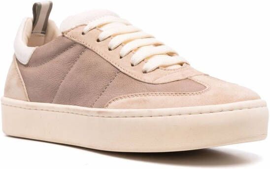 Officine Creative Kombined low-top sneakers Beige