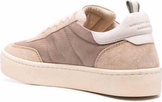 Officine Creative Kombined low-top sneakers Beige