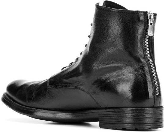 Officine Creative lace-up ankle boots Zwart