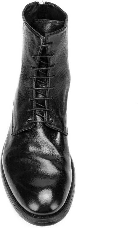 Officine Creative lace-up ankle boots Zwart