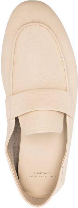 Officine Creative Leren loafers Beige