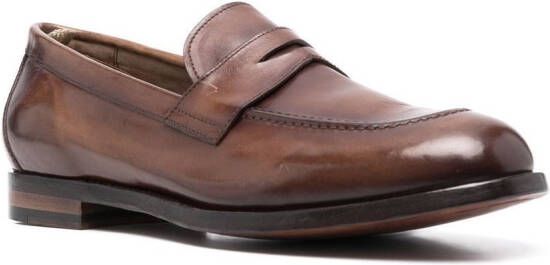 Officine Creative Leren loafers Bruin