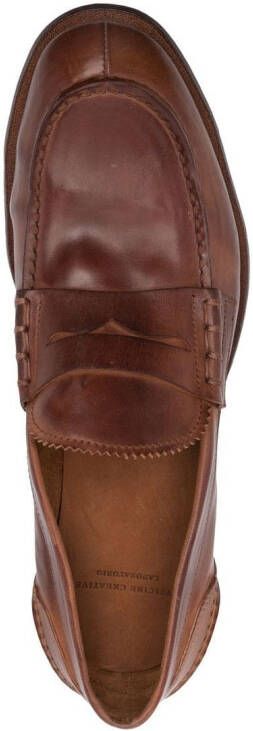 Officine Creative Leren loafers Bruin