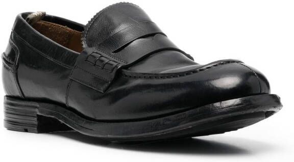 Officine Creative Leren loafers Zwart