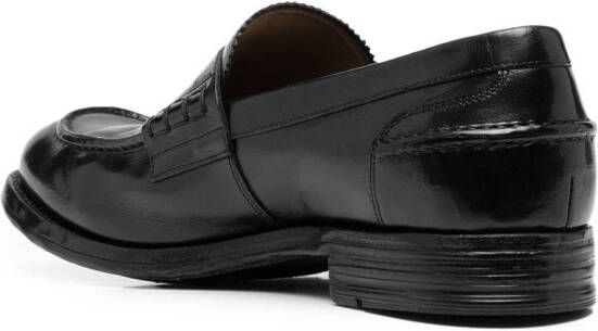 Officine Creative Leren loafers Zwart