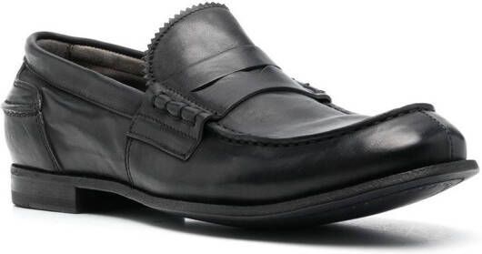 Officine Creative Leren loafers Zwart