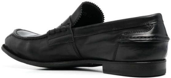 Officine Creative Leren loafers Zwart