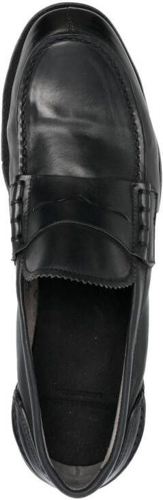 Officine Creative Leren loafers Zwart